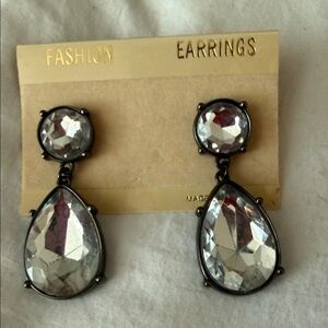 Elegant Silver Drop Earrings